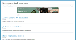 Desktop Screenshot of developmentshack.com